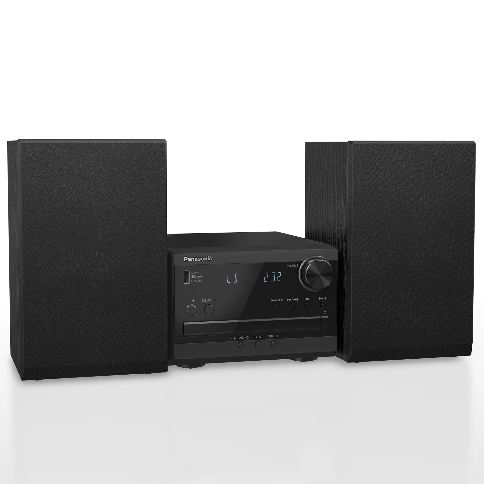 Full Range Speaker Stereo System with CD, Bluetooth and Radio - Image 4
